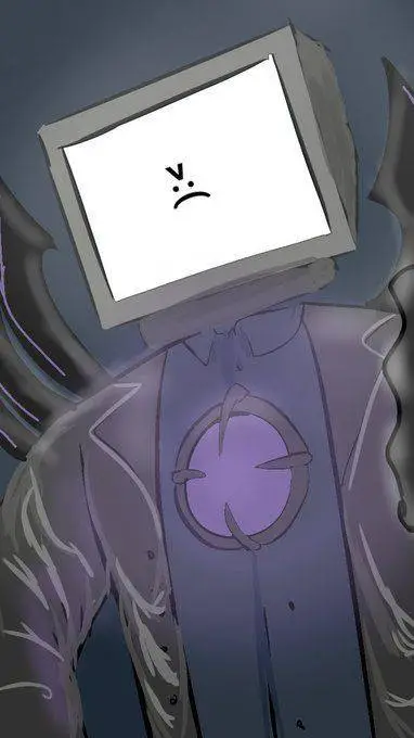 ai character: titan tv man background
