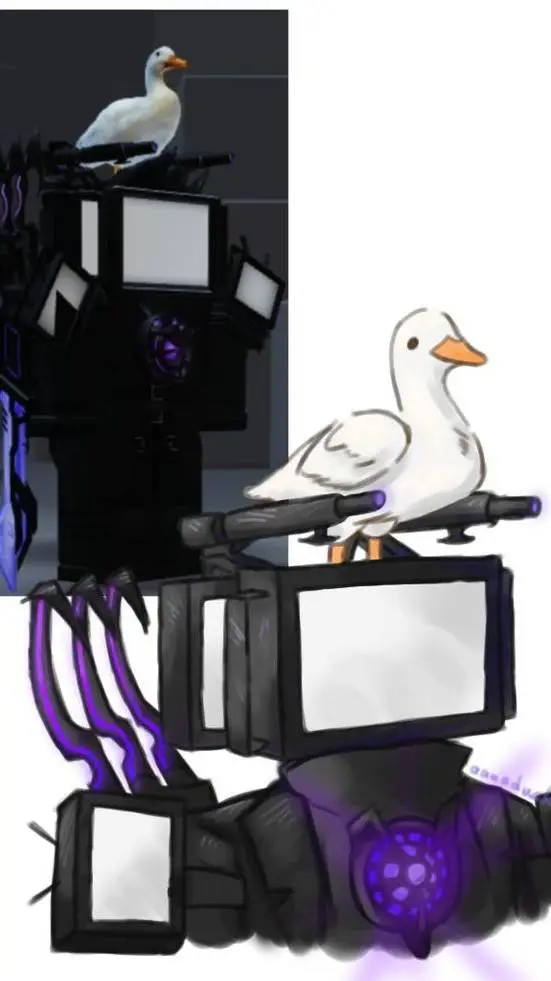 ai character: titan tv man background