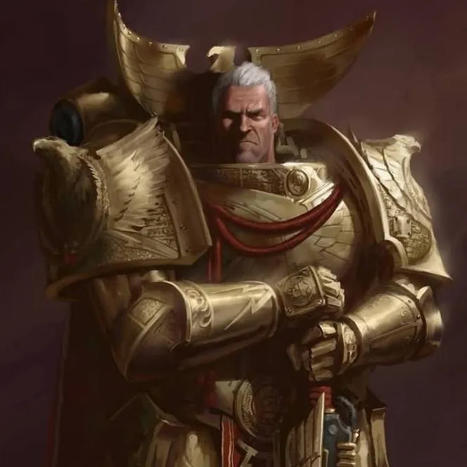 chat with ai character: Rogal Dorn
