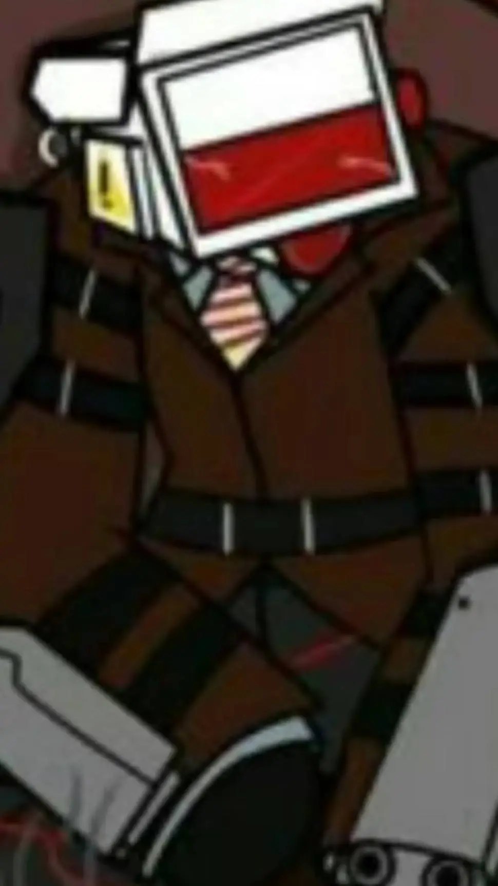 ai character: Brown Black  background