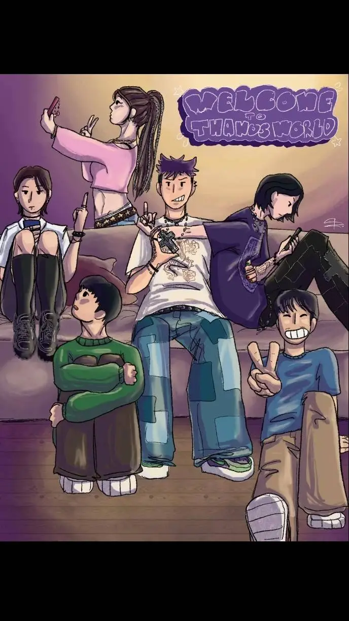 ai character: Thanos House background