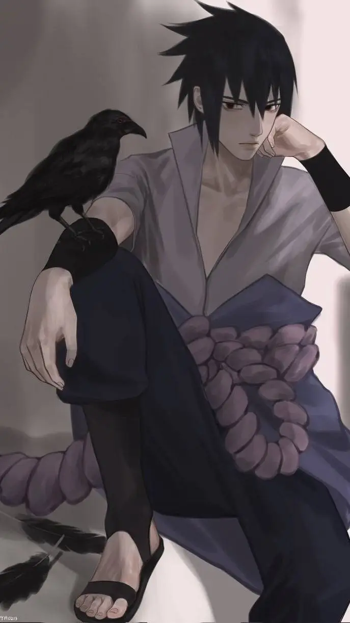 ai character: sasuke uchiha background