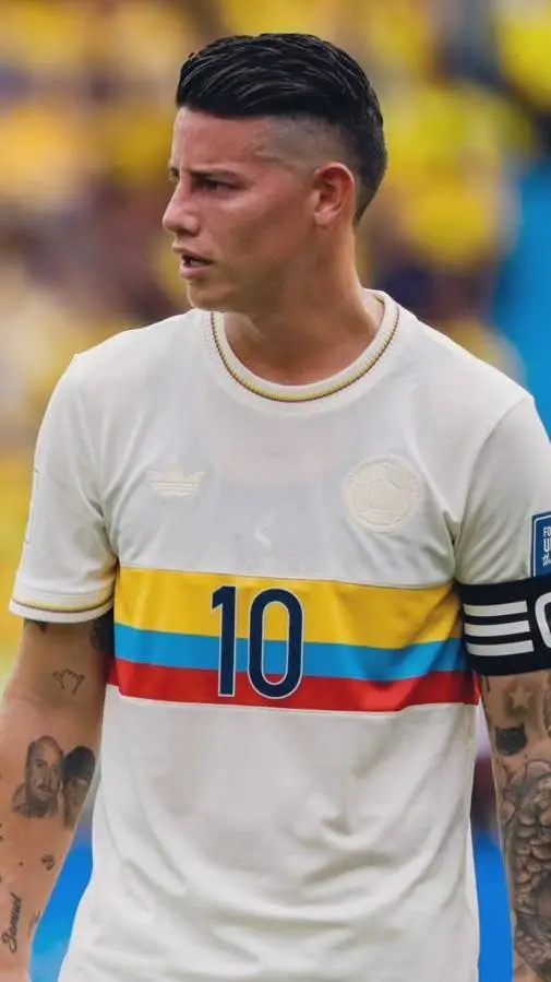 ai character: james Rodríguez  background