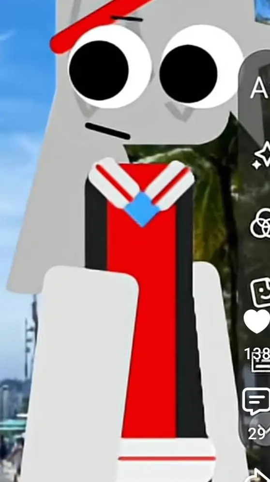 ai character: ciano background