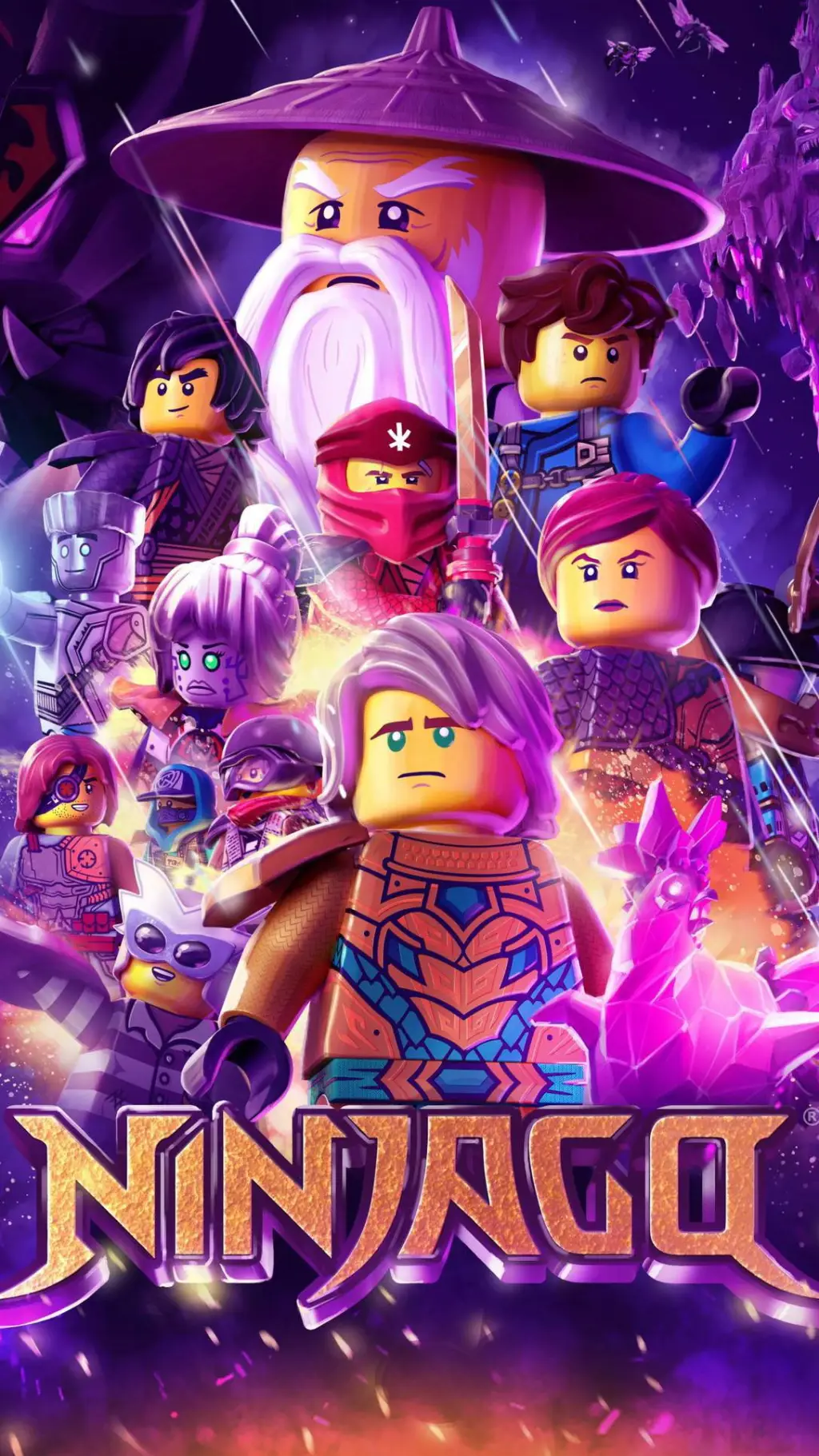 ai character: Ninjago Future  background