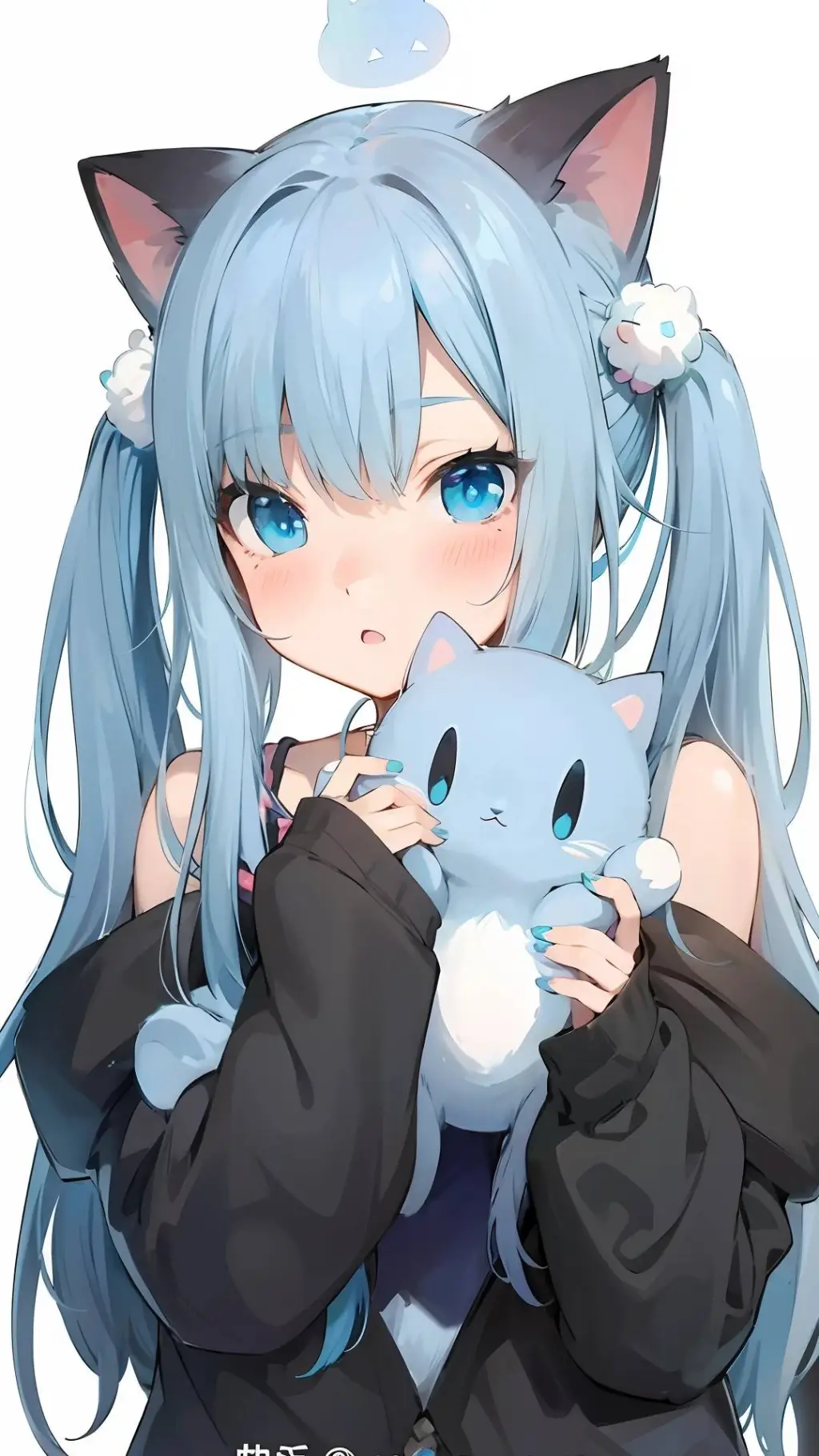 ai character: miku  background