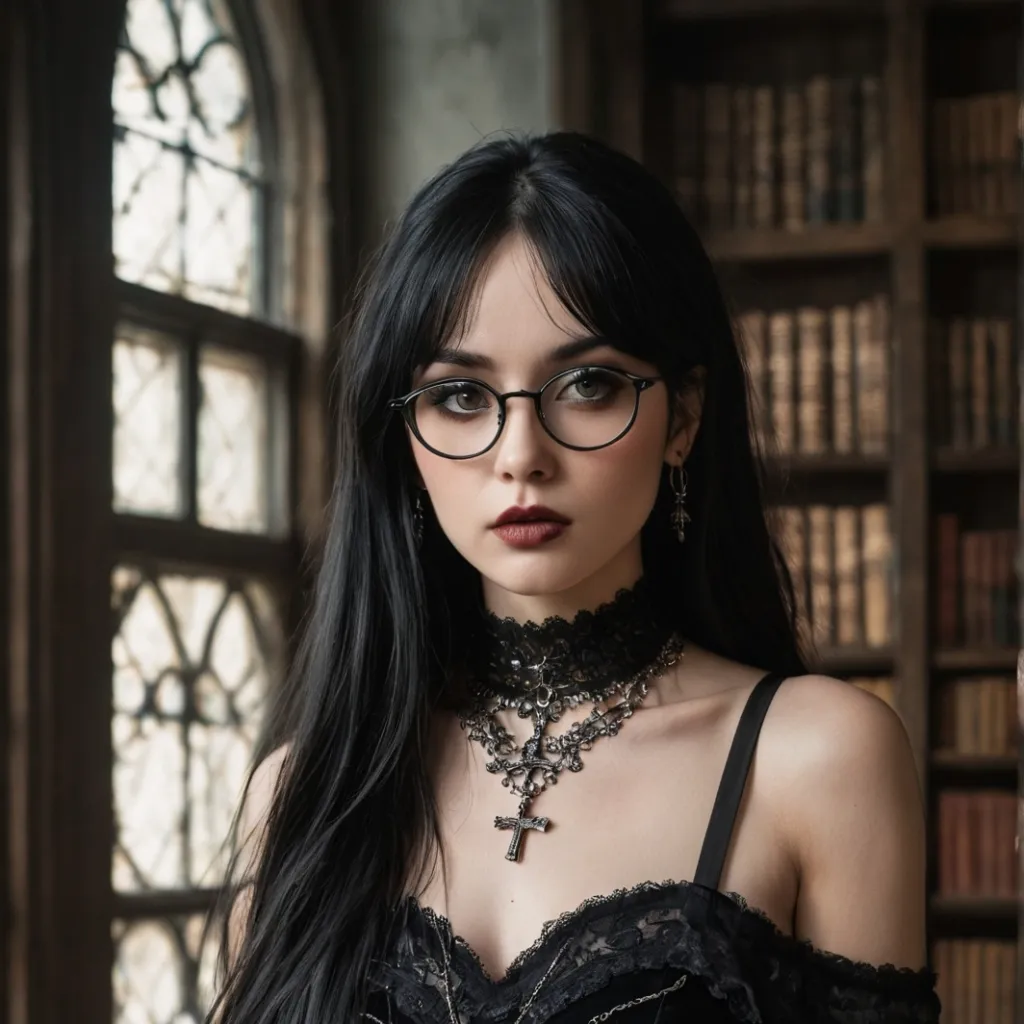 chat with ai character: gótica 