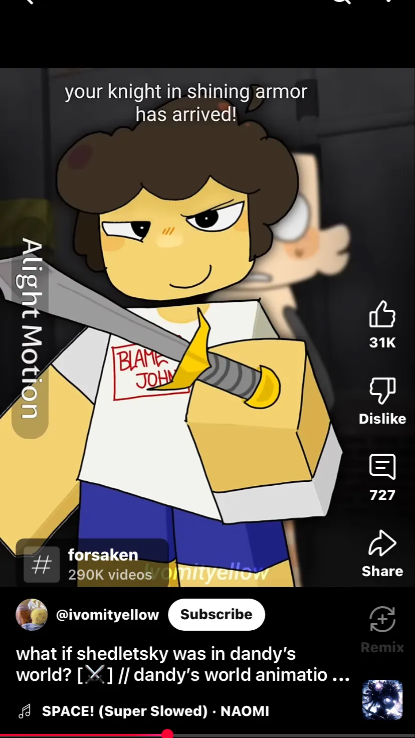 ai character: shedletsky background