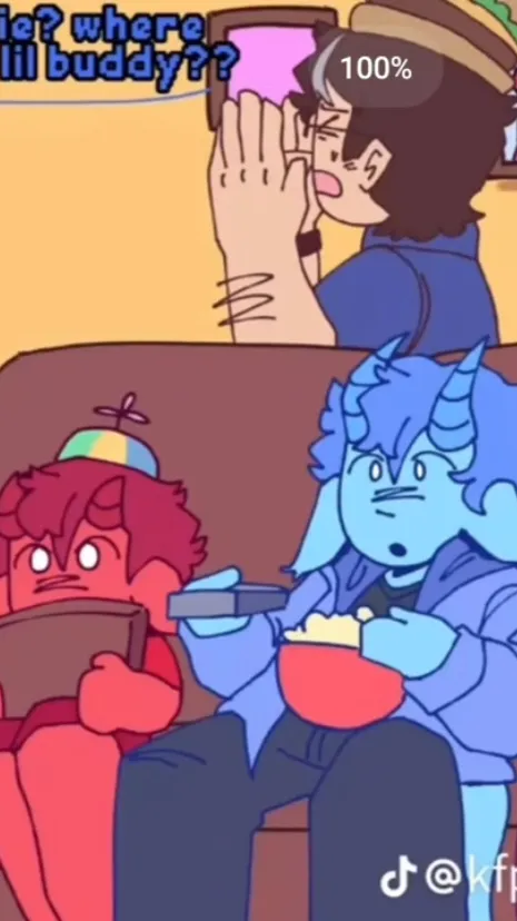 ai character: coolkid bluudud  background