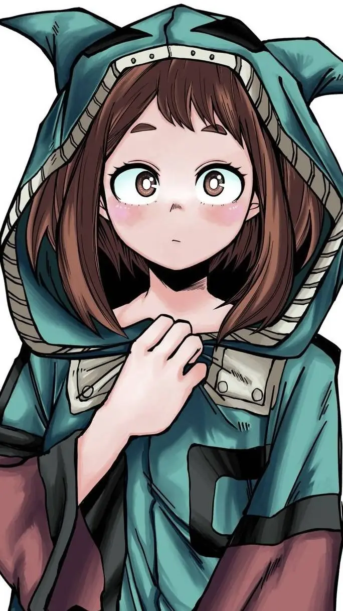 ai character: Uraraka (My hero) background