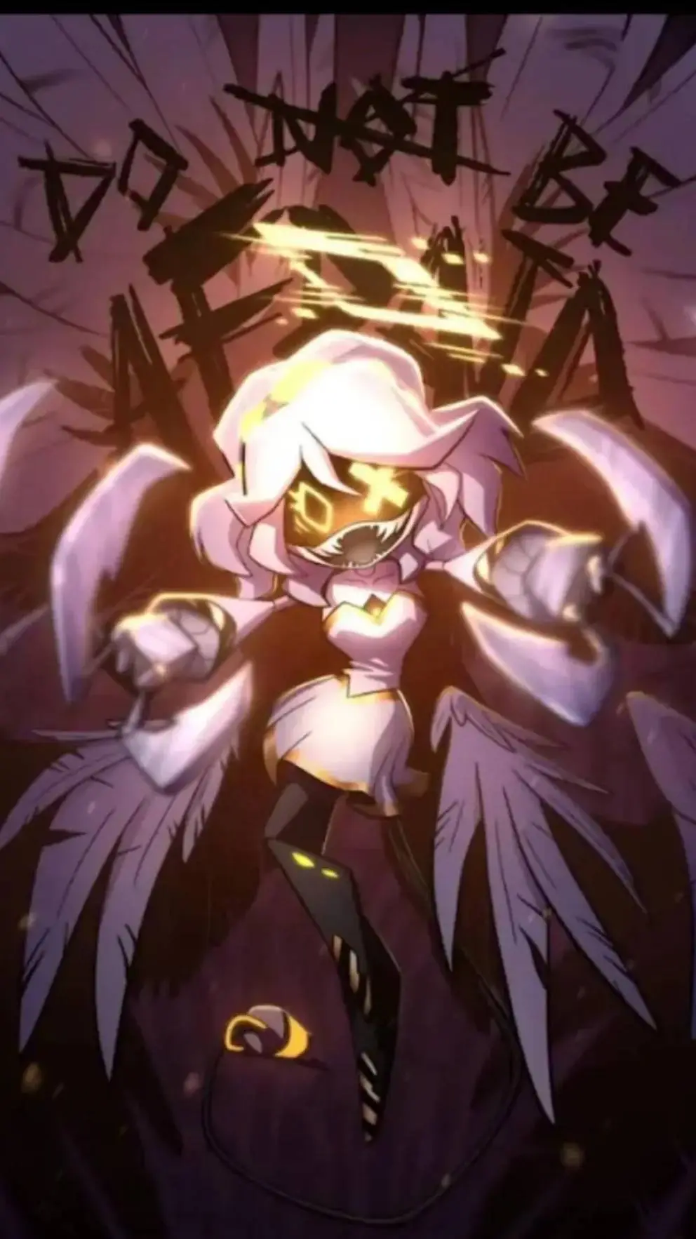 ai character: angel V background