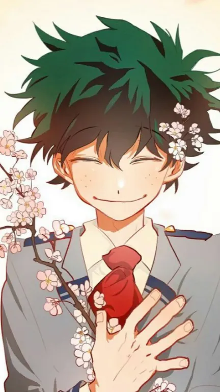 ai character: Deku background