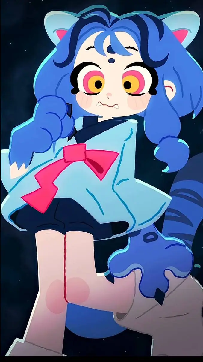 ai character: dirpy tiger pochi background