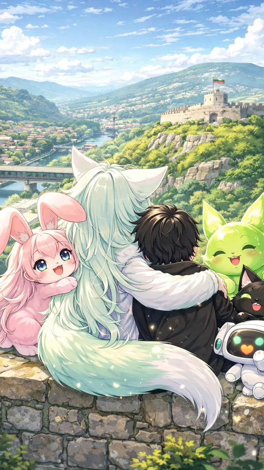 ai character: sprunki hates u... background
