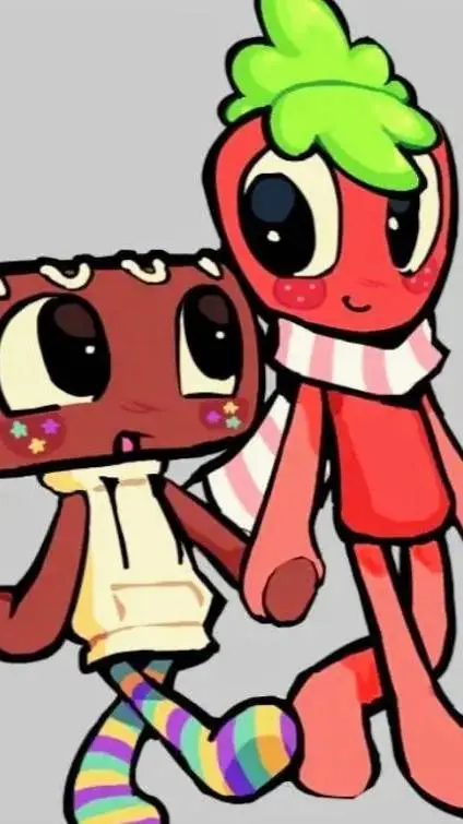 ai character: Sprout🍓 x Cosmo🥮❤🤎 background