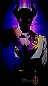 ai character: REY DEMONIO  background