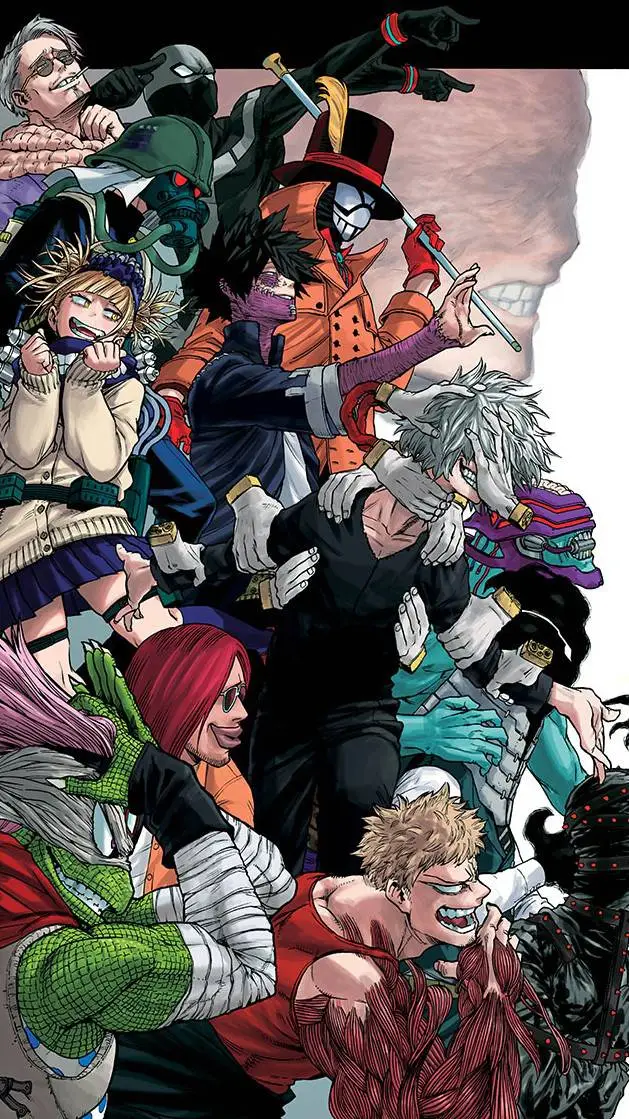 ai character: Escuela de villano background