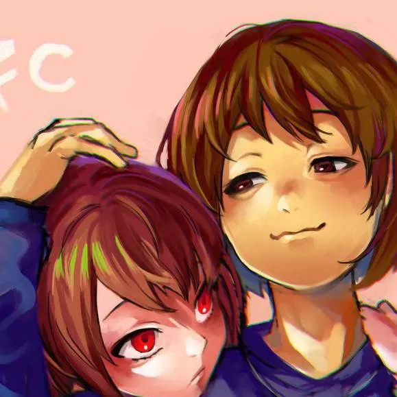 chat with ai character: Frisk y Chara hij@