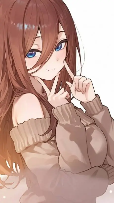 ai character: Miku Nakano background