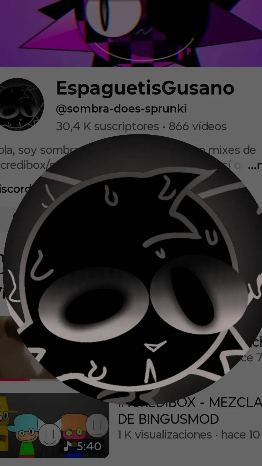 ai character: Sombra background