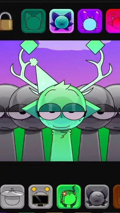 ai character: Mist acids realm background