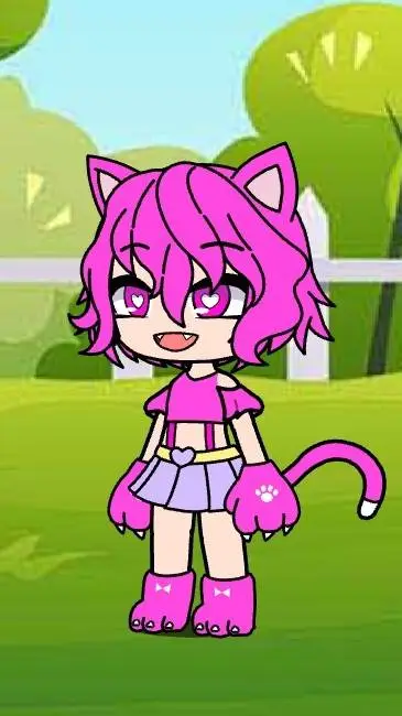 ai character: UwU Cat background