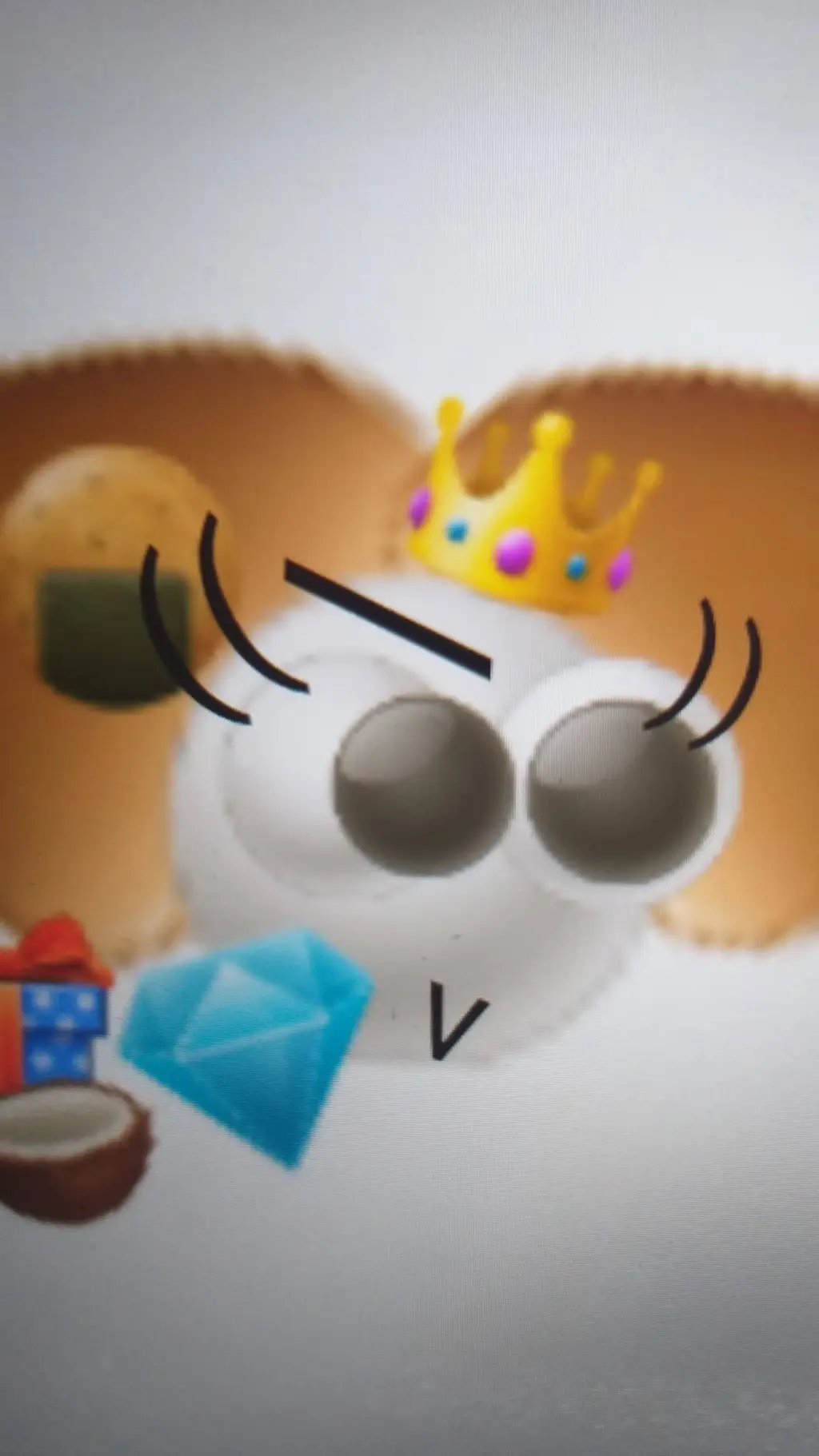 ai character: brown sushi cat  background