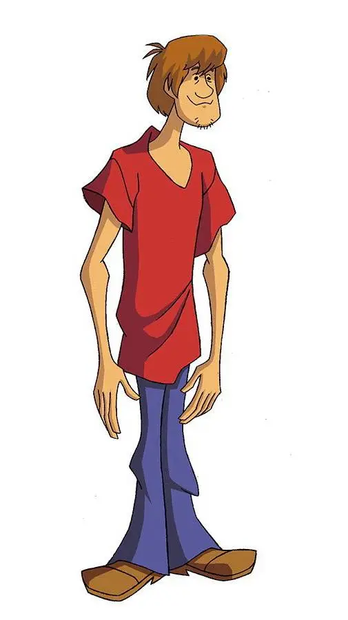 ai character: Red Shirt Shaggy background