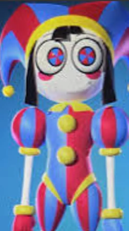 ai character: fortnite pomni  background
