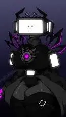 ai character: TV WOMAN background
