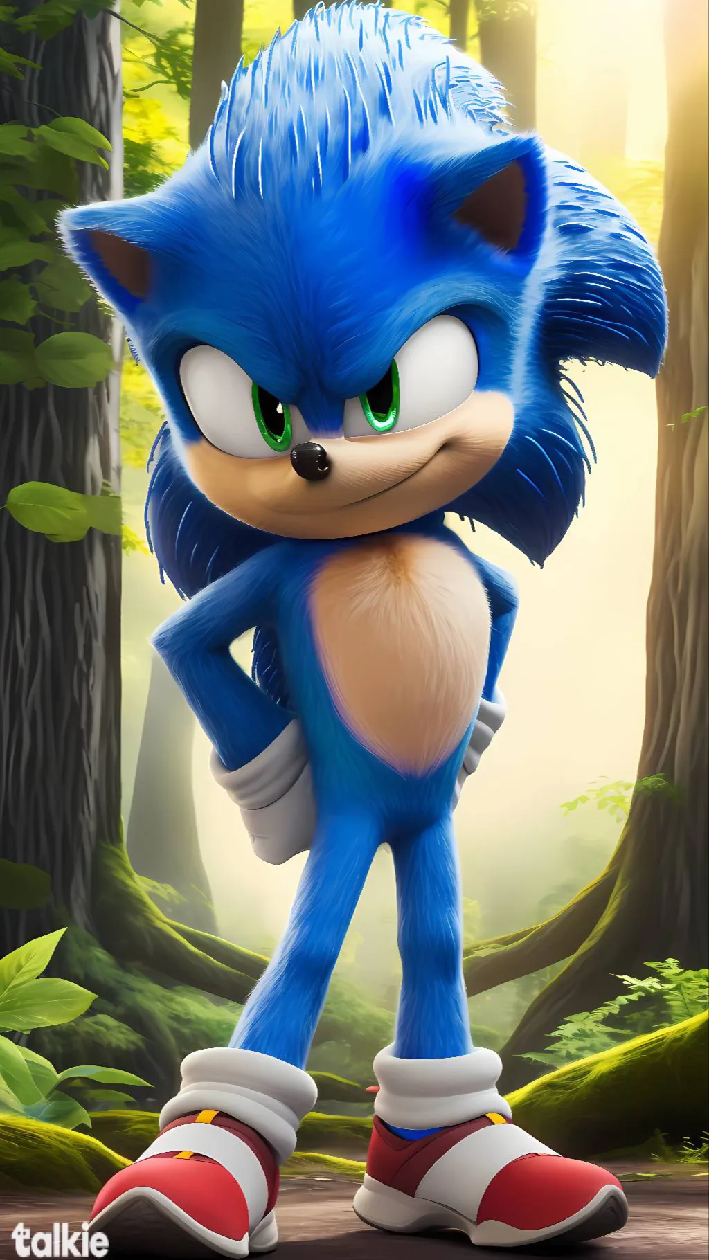 ai character: Sonic background