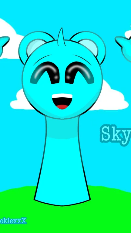 ai character: Sky background