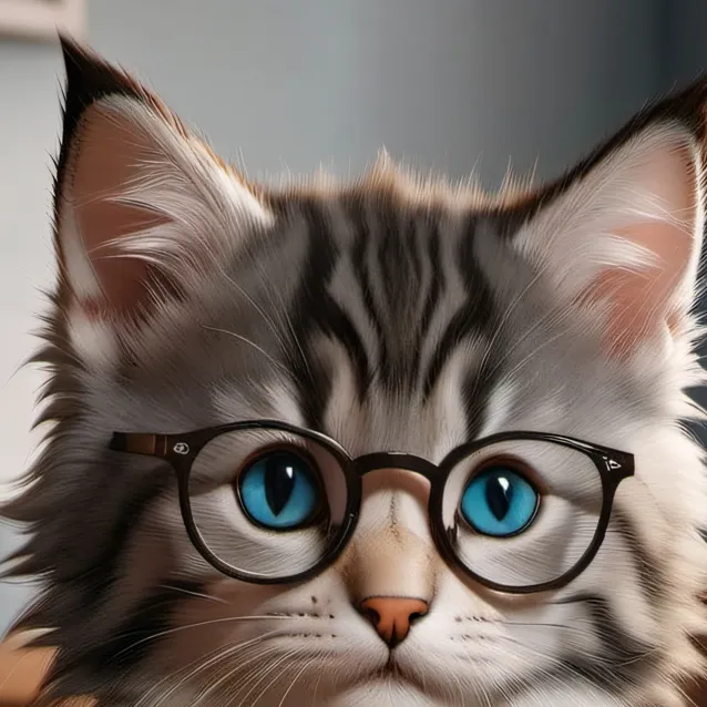 chat with ai character: кот ботан