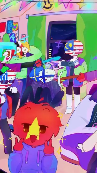 ai character: CH party 🎉 background