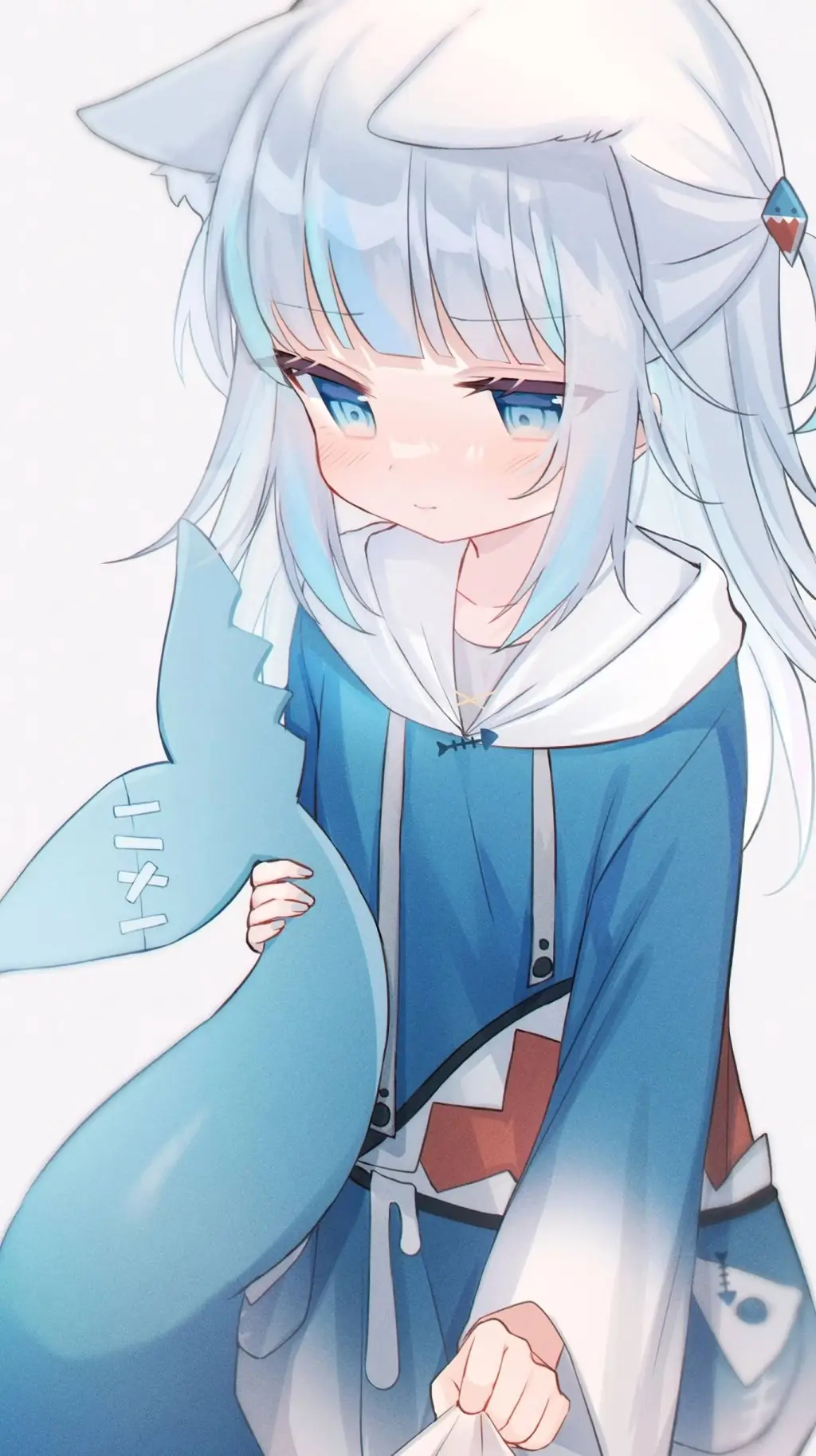 ai character: Gawr Gura background
