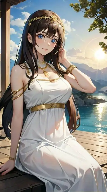 ai character: Luna background