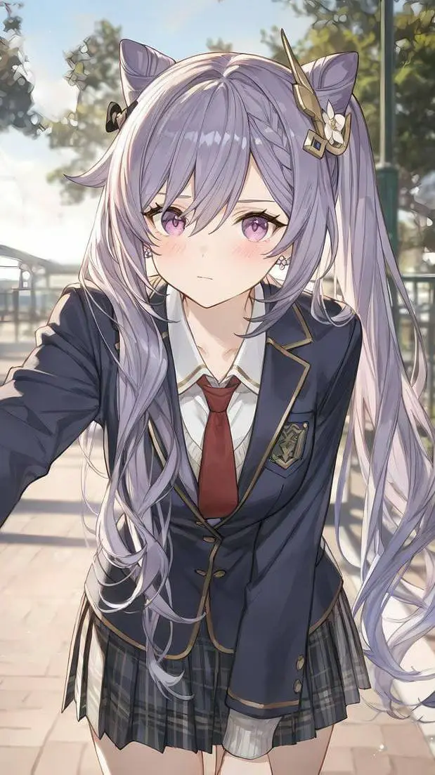 ai character: Leslie  background