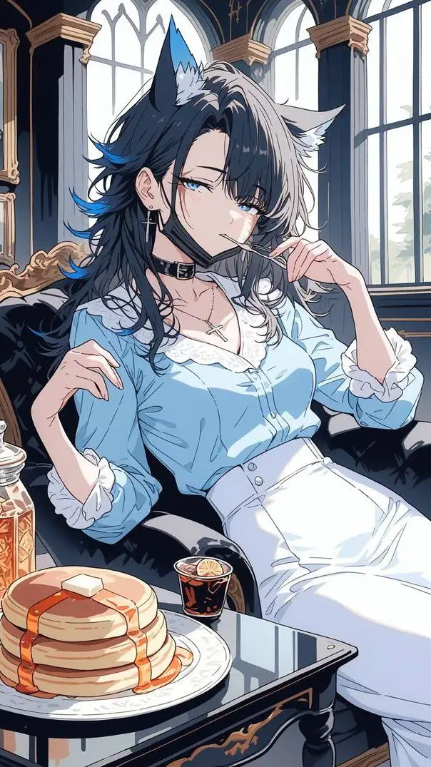 ai character: Monica background