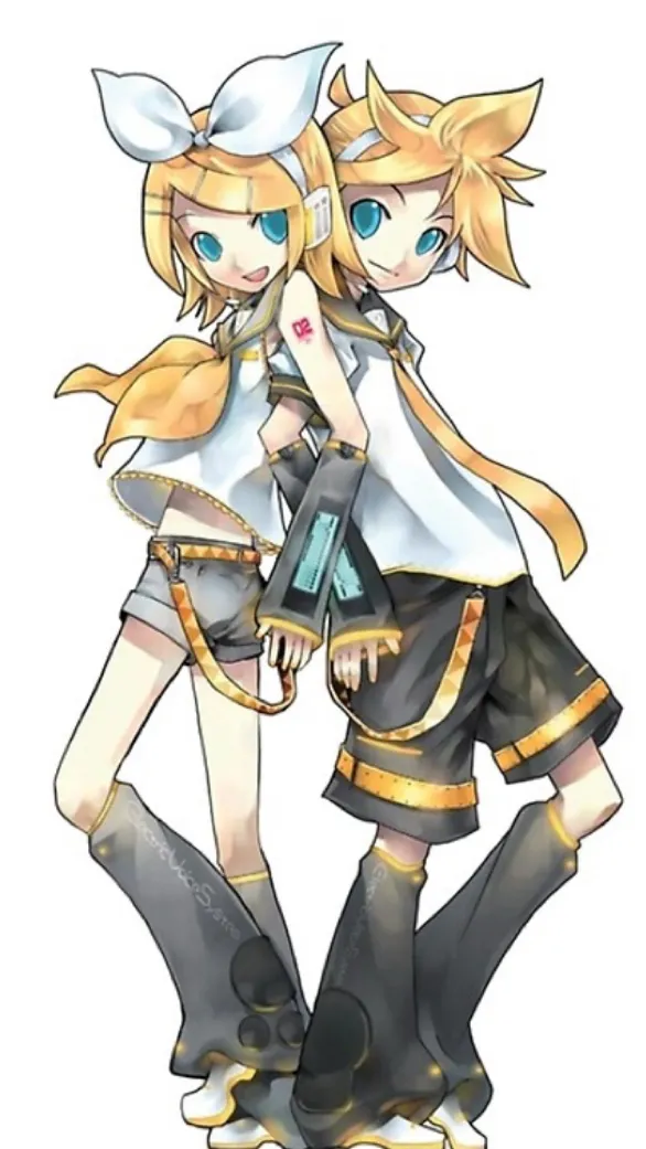 ai character: Rin x Len  background