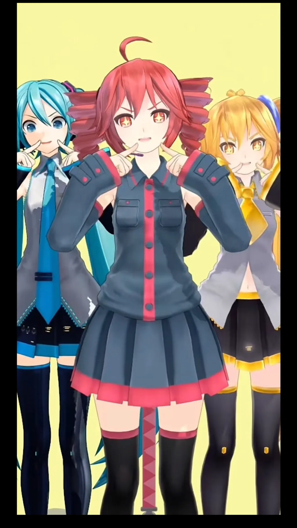 ai character: Teto! background