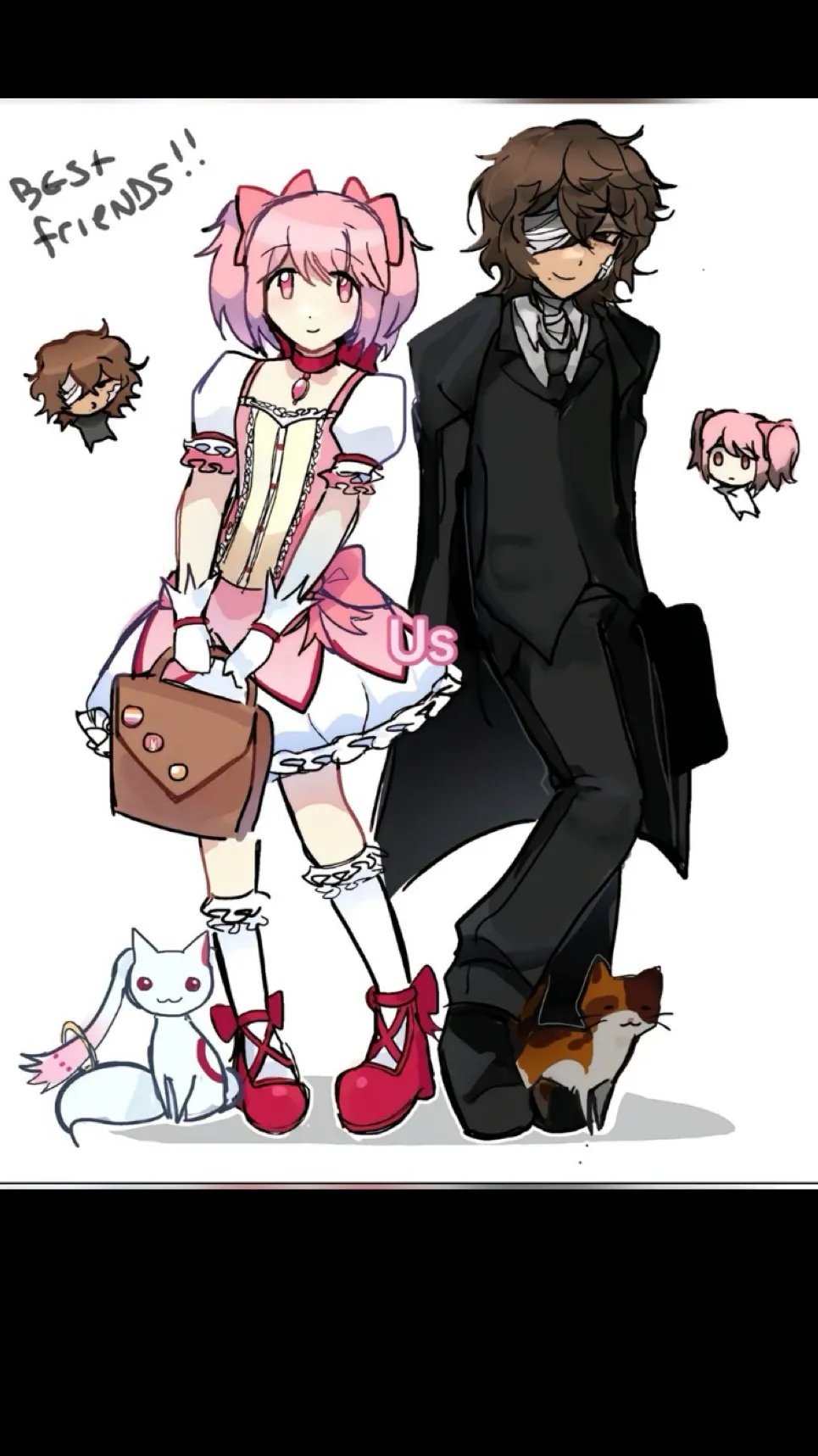 ai character: Madoka and dazia background