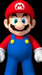 ai character: Super Mario background