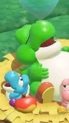 ai character: Baby yoshi background