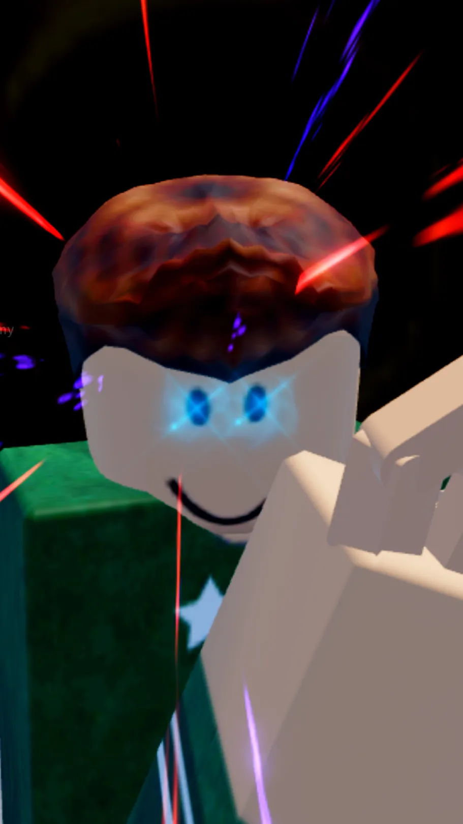 ai character: Moi, sur Roblox￼ background