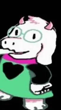 ai character: ralsei background