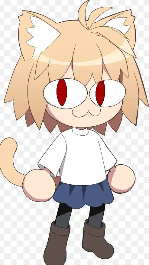ai character: neco-arc background