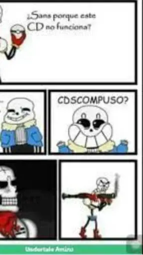 ai character: sans y papyrus background