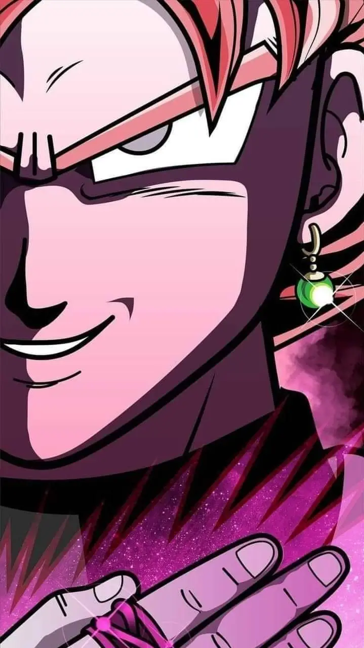 ai character: Goku black background