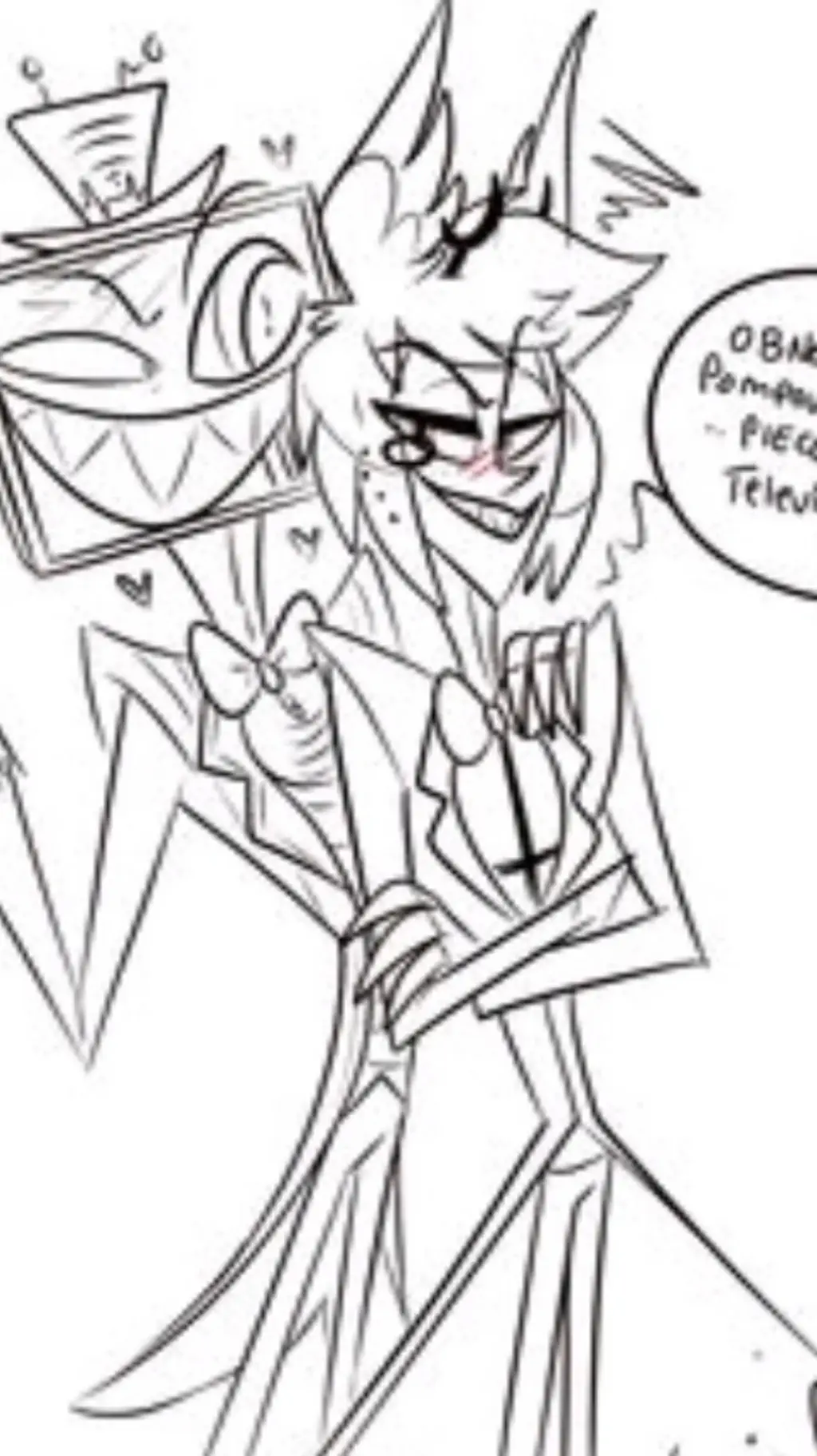 ai character: Vox x Alastor  background