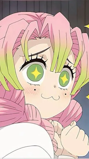 ai character: Mitsuri Kanroji  background